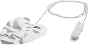 [FRCOLOR] Romantic Heart Retro Brooch with Hanging Chain for Suit Collar Unique Hip Hop Style Lapel Pin Chic Accessory for Fashionable Outfits present for Loved Ones