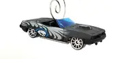 Diecast Christmas Ornament for Plymouth Barracuda Black Skull