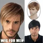 Replacement Male Hairstyle Hair Toupee Cosplay Wigs Short Straight Men Wigs