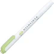 ZEBRA B-WKT7-MG Highlighter, Mildliner, Green, 10 Pens