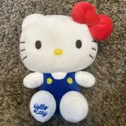 Sanrio Character Hello Kitty Classic Blue Stuffed Toy Plush Doll 8 Inch