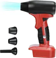 Jet Dry Mini Blower Compatible for Milwaukee 18V Li-ion Battery, 130000RPM Electric Air Duster Wind Speed 4-Speed Control, Cordless Handheld Jet Fan for Drying, Cleaning (NO Battery)