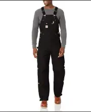NEW Carhartt Men's 56×30 Quilt Lined Zip To Thigh Bib Overalls