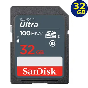 SanDisk 32GB 32G SDHC Ultra 100MB/s SD UHS U1 C10 相機記憶卡