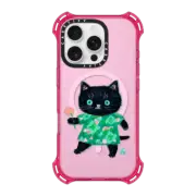 iPhone 16 Pro Bounce Case MagSafe Compatible FLOWER CAT