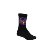 Sockguy Solitude Wool Crew 6" Socks, 5-9, Black