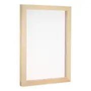 13.4"x9.8" A4 Wooden Paper Making Mould Deckle Frame, Natural Color