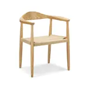Koen Set of 2 Natural Solid Ash Wood Dining Chair