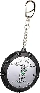 BESPORTBLE Golf Double Sided Scorer Golf Balls Golf Accessories Mini Golfs Scoring Tool Golf Shot Counter Keychain Scoring Bag Tag with Keychain Golf Stroke Counter Golfing Counter Silver