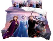 Frozen 2 Quilt Doona Duvet Cover Pillowcase Bedding Queen Set