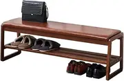 Shoe Bench for Entry,Shoes Rack Stool with Cushioned Seat,Cushioned Shoe Bench,Shoe Changing Bench with Cushion,Shoe Bench PU Leather for Bedroom Living Room Hallway,80/100/120cm