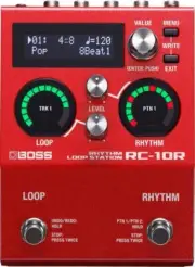 Boss Rhythm Loop Station Pedal Electric Guitar RC-10R 138x101x63mm Red
