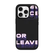 iPhone 16 Pro Impact Ring Stand Case MagSafe Compatible be nice or leave