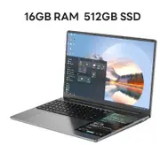 Dual Screen Gaming Laptops 15 .6" IPS + 7'' Touch Windows 11 Intel Celeron N5095 16GB RAM 512GB SSD Notebook Computer 16GB RAM 512GB SSD