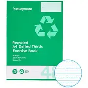 Studymate A4 Recycled 70gsm 18mm Dotted Thirds Book 48 Page