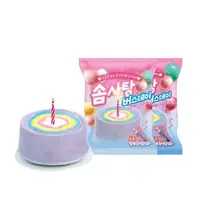 在飛比找momo購物網優惠-【韓國元祖】彩虹棉花糖蛋糕25gx2包(棉花糖/零食/甜點/