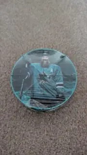San Jose Sharks - Joe Thornton Puck Jumbo Magic Art