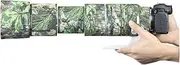 CHASING BIRDS Camouflage Waterproof Lens Coat for Canon RF 200-800mm F6.3-9 is USM Rainproof Lens Protective Cover (Green Leaf Camouflage)