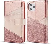ZCDAYE Wallet Case for iPhone 14, iPhone 14 (6.1 inch) Wallet Phone Case, Premium PU Leather [Magnetic Closure] [4 Card Slots] Folio Flip Cover for iPhone 14, Rose Gold