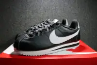 在飛比找Yahoo!奇摩拍賣優惠-Nike Classic Cortez 阿甘黑白休閑運動鞋 