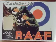 WW2 AUSTRALIAN RECRUITING POSTER - RAAF THIS IS A MANS JOB NEW A3 SIZE GLOSSY