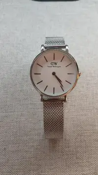 在飛比找Yahoo!奇摩拍賣優惠-DW/丹尼爾惠靈頓石英手錶，商務休閑腕錶，中古Vintage