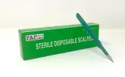 Disposable Scalpel #18 Sterile Plastic Handle by P&P Medical Surgical Box of 250