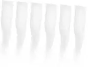 Versatile Stick-on Santa Claus Beards Eyebrows Kit 3 Sets for Halloween Party White