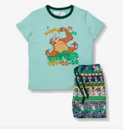 NEW PETER ALEXANDER PJ SET DISNEY THE JUNGLE BOOK TOP & SHORTS JNR BOYS SIZE 2
