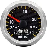 2" 52mm Vehicle Auto Car Turbo Boost Gauge -30-30 PSI Meter Boost Controller Boost Pressure Boost Controller Pressione Turbo Boost Gauge
