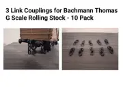 3 Link Coupling For Bachmann Thomas G Scale Rolling Stock - 10 Pack