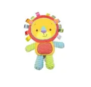 Baby Plush Built-in Rattles Toy Appease Sensory Soft Hanglable Colorful Lion