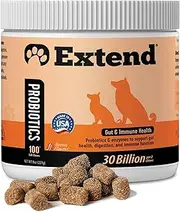 Extend® Probiotics for Senior Dogs - Digestive Health, Immune, Allergy & Skin Support - Reduce Gastric Distress, Bloating, Constipation, Diarrhea - Natural, Clinically-Proven, Made in USA