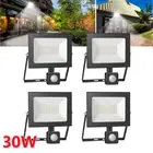 4x30W LED Flood Lights PIR Motion Sensor Lamp FloodLight Security Garden Outdoor