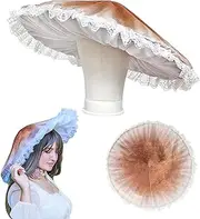[Dreamstall] Mushroom Hat Costume Cosplay Accessory Party Hat Cap, Oversized with Wired Brim