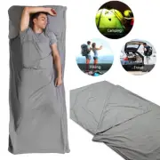 Sleeping Bag Liner Ultra Lightweight Single/Double Sleep Sack Comfortable 220 CM