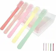 LIZICH Eyelid Brush with Soft Silicone for Sensitive Eyelids,Gently Cleans Eyelid Margins,Removes Dirt,Oil.Blepharitis and Dry Eyes Relief,Lid Scrubbing Device,Eyelid Cleanser Partner （5 Pcs）