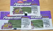 3 bags berkley powerbait maxscent 5" the general baby bass senko
