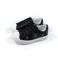 在飛比找ETMall東森購物網優惠-CONNIFE 休閒鞋 黑色 星星 貼鑽 童鞋 2665-0