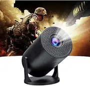 Mini Projector with Bluetooth and WiFi, Portable 1080P Cartoon Projector, Outdoor Video Projector, Pico LED Movie Projector for Home Theater PC Laptop
