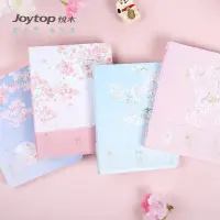 在飛比找蝦皮購物優惠-Joytop悅木櫻花祭包布裸裝本A6筆記本小清新記事本唯美記