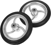 2pcs Wheelchair Accessories Wheels Wheelchair Parts Replaceable Wheelchair Accessory Universal Wheels Anti-wear Wheelchair Wheels Wheelchair Tires Replacement Wheels for Wheelchair Baluue