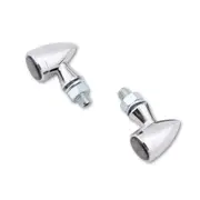 SHIN YO SIXTEEN BULLET LED Rear, Brake Light, Turn Signal, silver, Size 31 mm