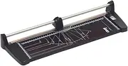 462, Paper Trimmer A3, 10 Sheet Capacity, Solid Metal Cutting Base, Ergonomic Replaceable Cutting Head, Easy Cutting Scale, Black, for Home