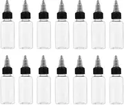 POPETPOP 50pcs Plastic Empty Refillable Eye Liquid Empty Dropper Squeezable Dropper Bottle Pointed Mouth Squeeze Bottle Cosmetic Liquid Pigment Container 30ml