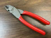 NEW Snap-on Tools 87ACF Diagonal Cutter Pliers Red Soft Grip 7.5" USA