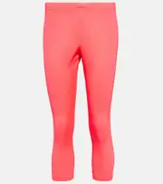 [Junya Watanabe] Junya Watanabe High-rise cropped leggings AU 10 pink