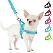 No Pull Small Dog Harness and Leash Set, Puppy Soft Vest Harness Neck & Chest...