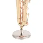 Brass Miniature Saxophone Mini Saxophone Model Musical Instrument Replica Do NY9