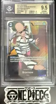 BGS 9.5 One Piece OP03-089 R* Brannew Full Art Full - English - PRB01 - Graded